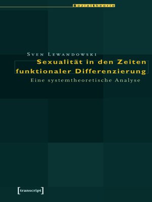 cover image of Sexualität in den Zeiten funktionaler Differenzierung